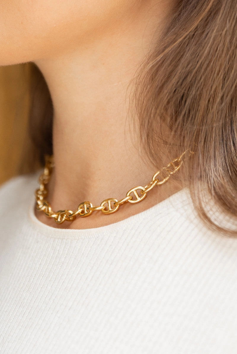 Betty Chain Necklace - gold - Tilbehør - Helt Dilla AS
