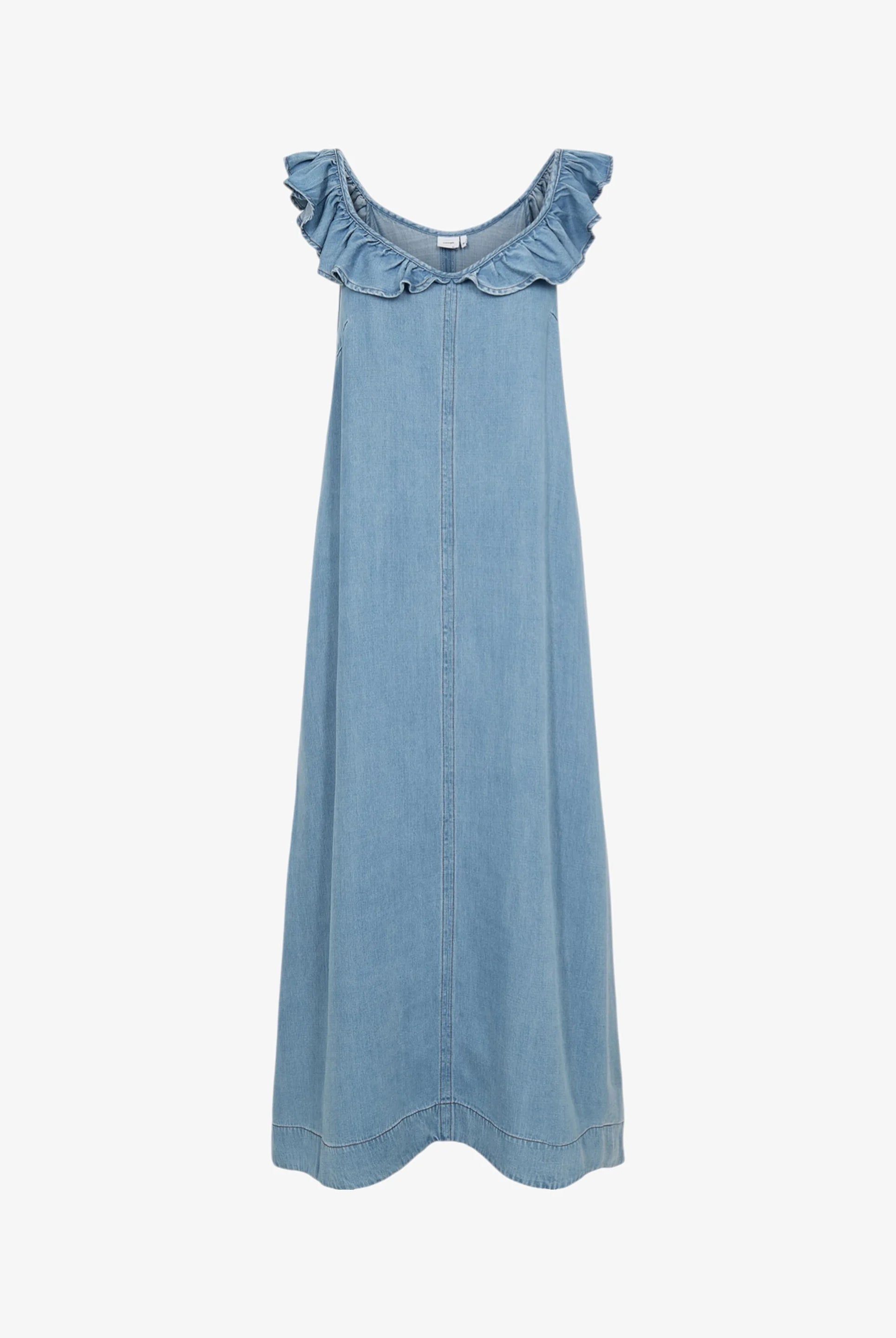 NuElida Dress - Blue Denim - Kjoler - Helt Dilla AS