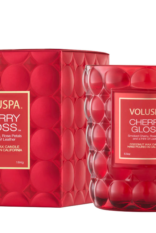 Cherry Gloss duftlys - 40 t - Tilbehør - Helt Dilla AS