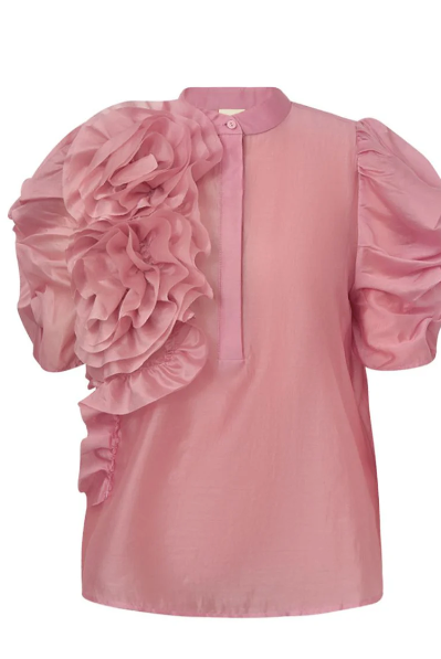 Annsofi Blouse - Rose Bloom - Bluser - Helt Dilla AS