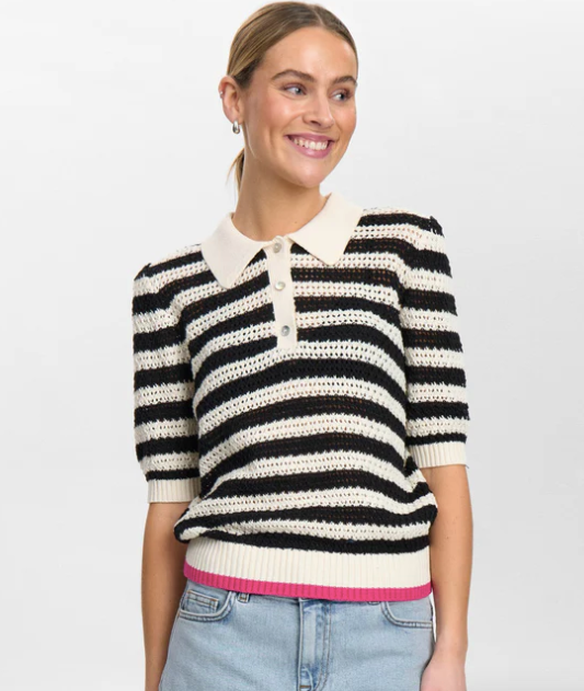 Villia SS pullover - Caviar - Genser - Helt Dilla AS