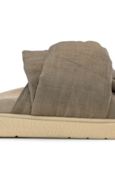 Knot lino slipper - taupe - Sko - Helt Dilla AS