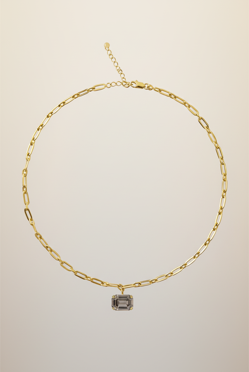 Mini Lydia Necklace - Black Diamond - Tilbehør - Helt Dilla AS