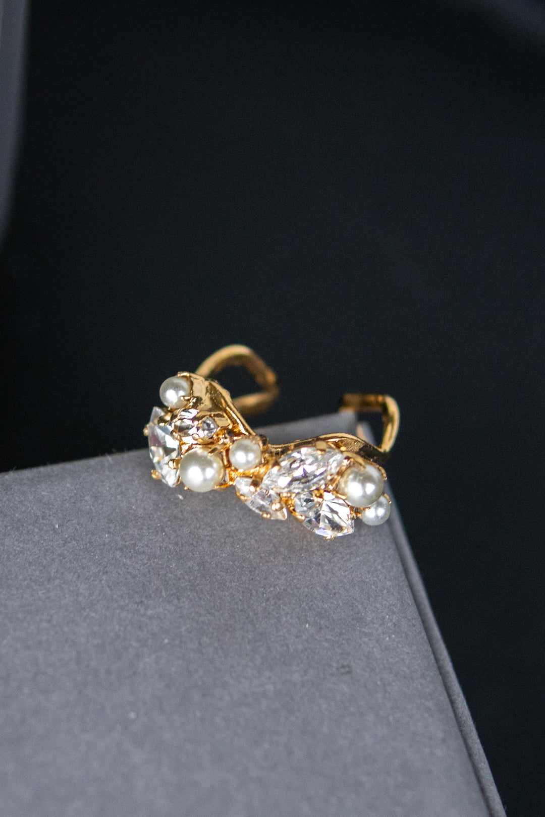 Stella Ring - pearl/crystal - Tilbehør - Helt Dilla AS