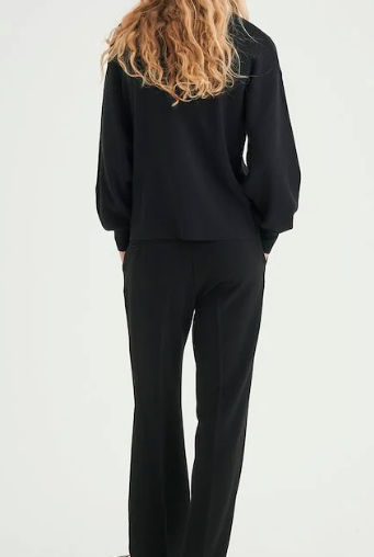 Veta Adian Bootcut pant - Black - Bukser - Helt Dilla AS