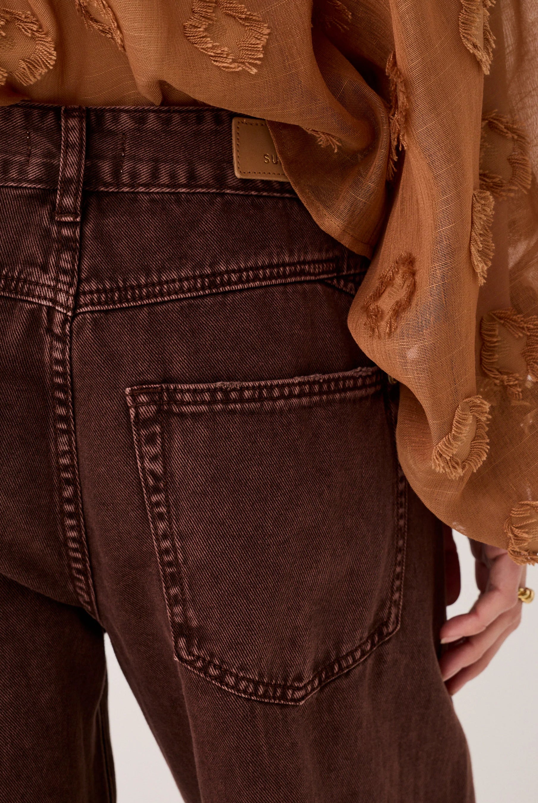 BAGGY TROUSERS - Brown - Bukser - Helt Dilla AS
