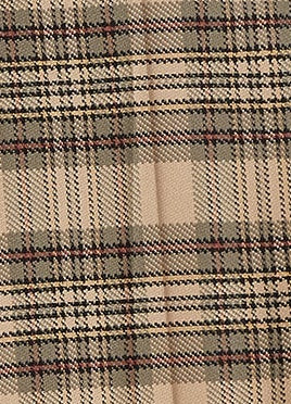 Wide Check Trousers - Multicolor - Bukser - Helt Dilla AS