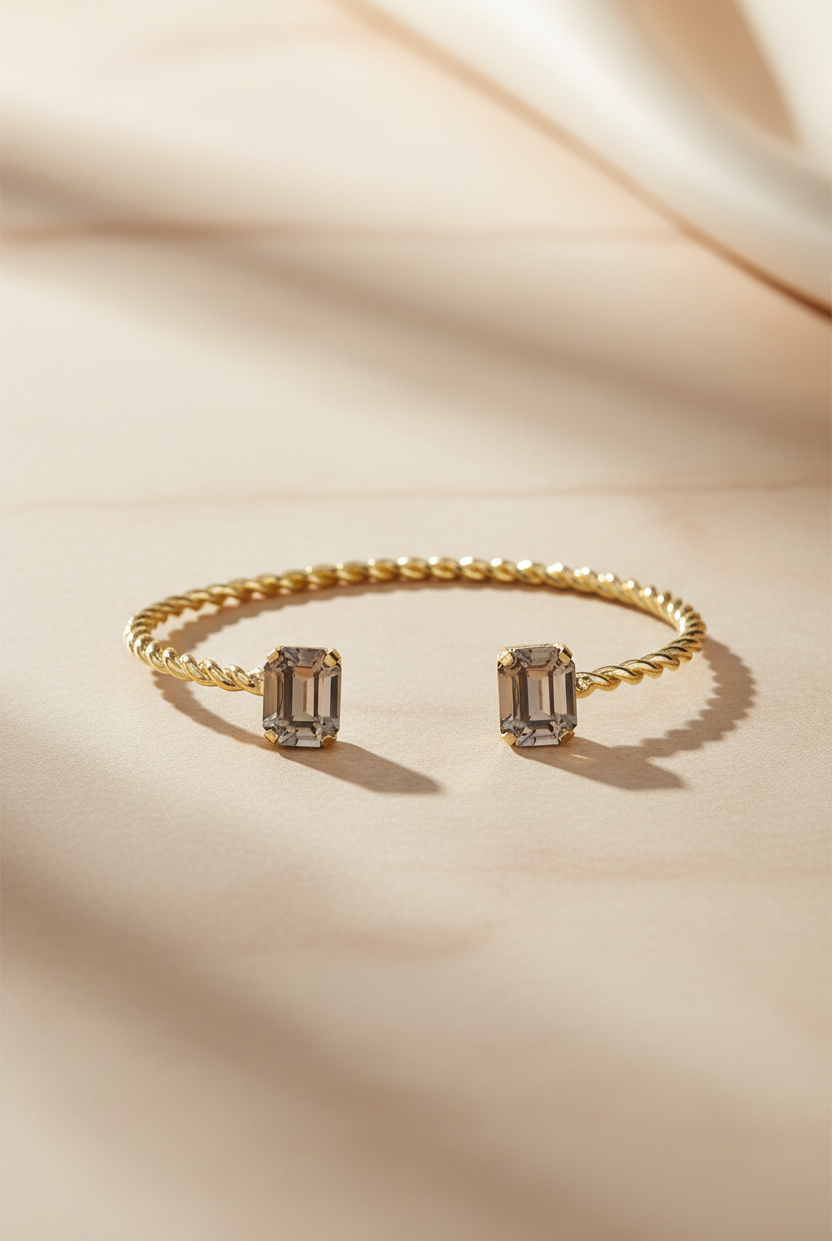 Lydia Bracelet / Black Diamond - Tilbehør - Helt Dilla AS