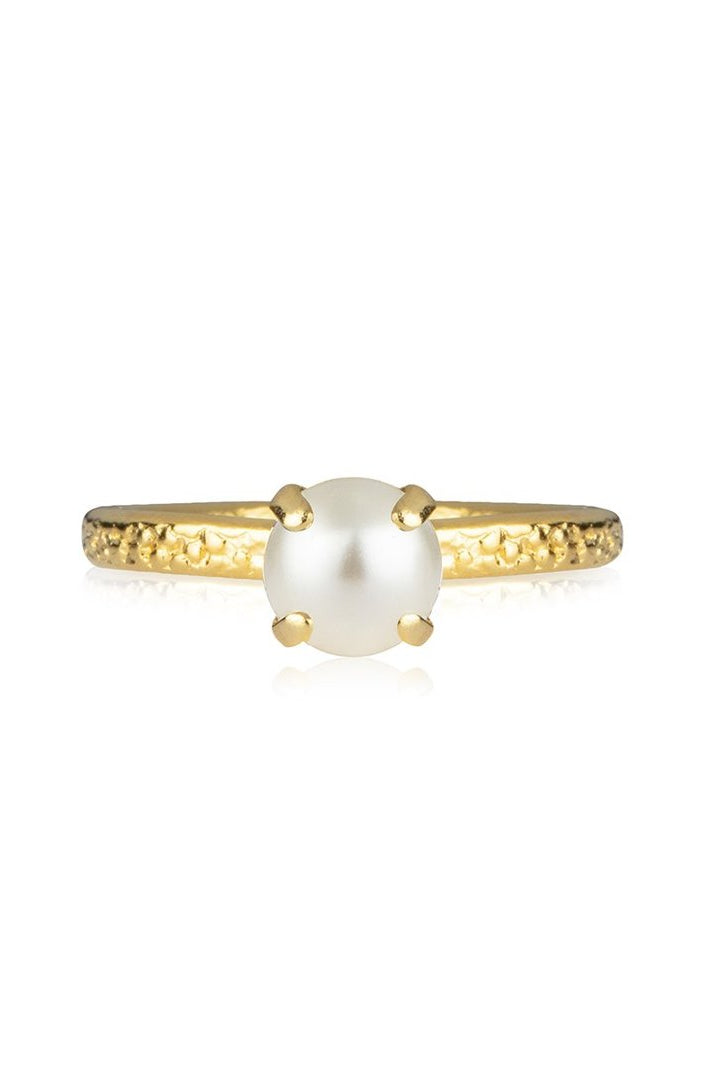 Natti Ring - Gold/perle - Tilbehør - Helt Dilla AS