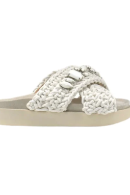 Woven stone - Ivory white - Sko - Helt Dilla AS