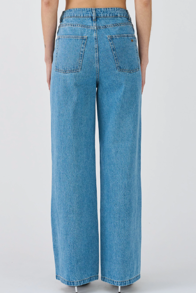 Brooke Jeans - Wash Mid Blue - Jeans - Helt Dilla AS