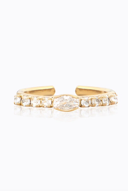 Tracy ring - gold crystal - Tilbehør - Helt Dilla AS