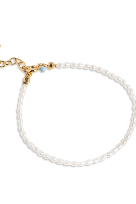 Erna bracelet - pearl - Tilbehør - Helt Dilla AS