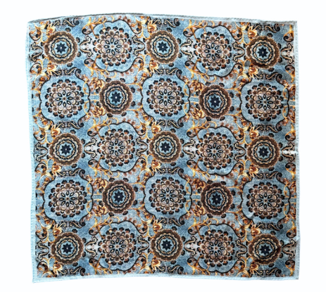 Silkeskjerf - Exclusive wool and silk with hand rolled edge