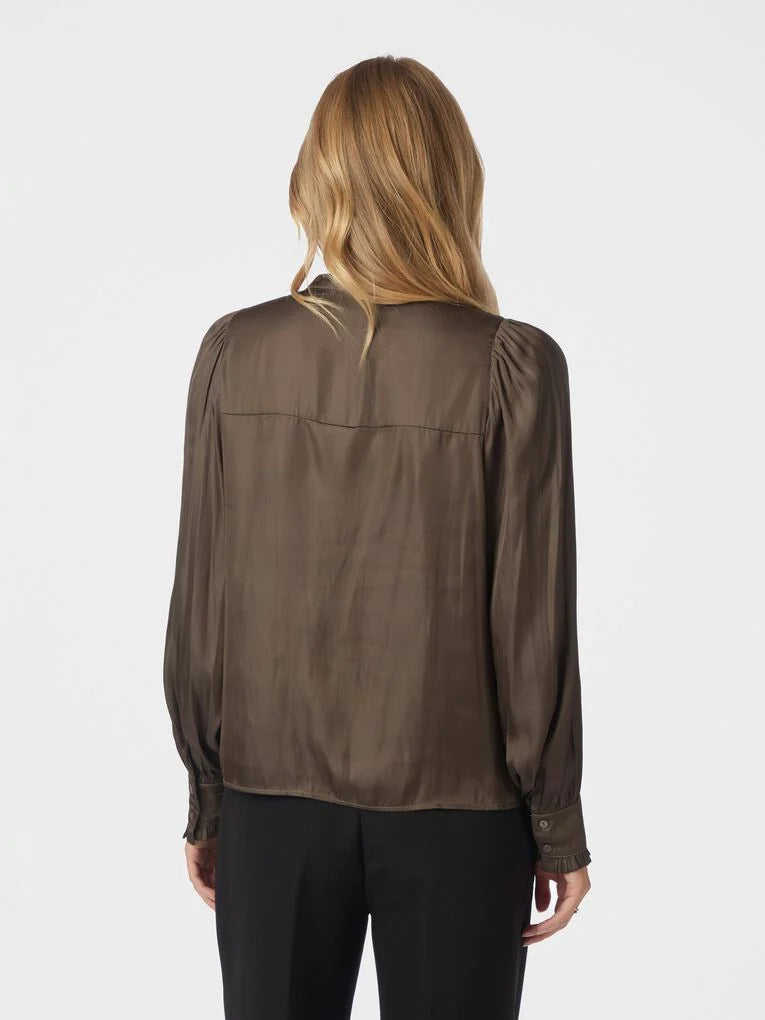 Zola Blouse - Brown - Bluser - Helt Dilla AS