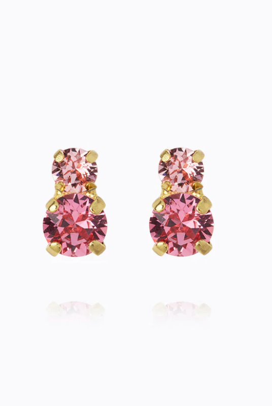 Leah earrings - rose combo - Tilbehør - Helt Dilla AS