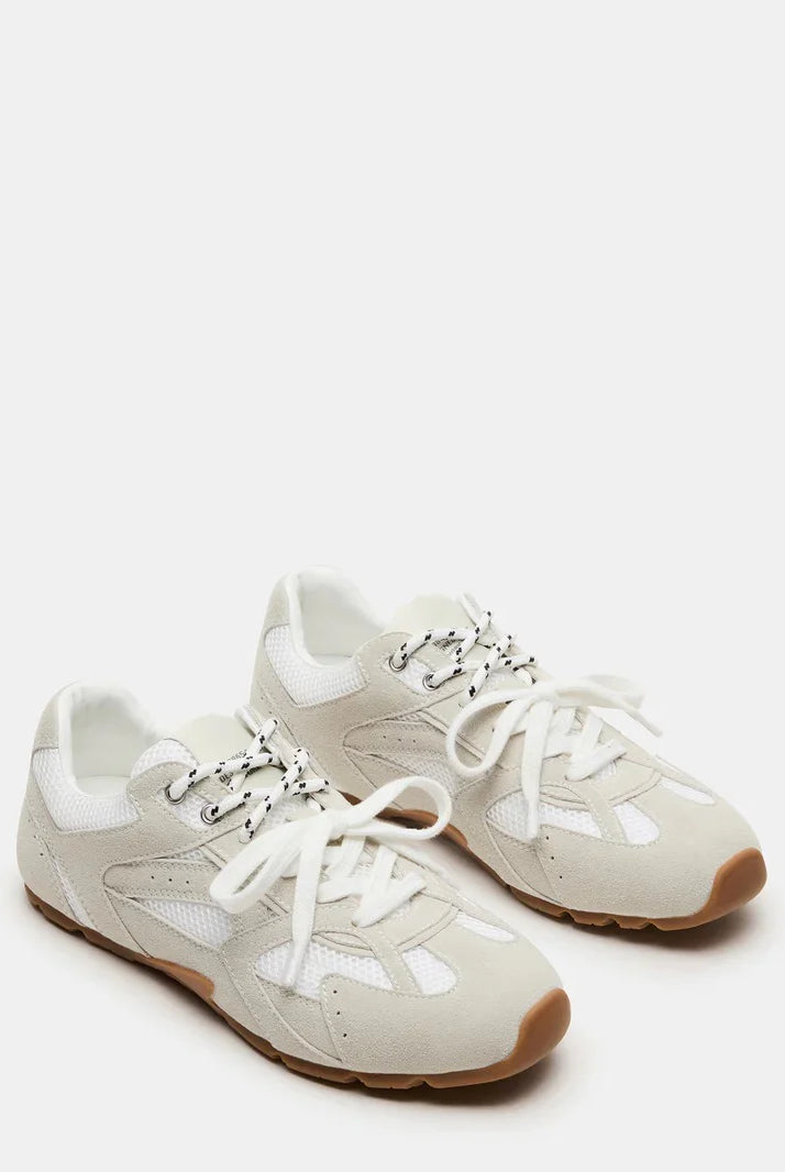 Asiel sneaker - white suede - Sko - Helt Dilla AS