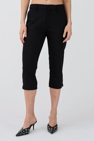 Alice Capri Pant - black - Bukser - Helt Dilla AS