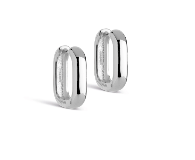 Hoops Square 18 mm - Sølv - Tilbehør - Helt Dilla AS