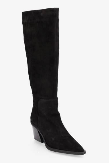 Marthe Boots - Black Suede - Sko - Helt Dilla AS