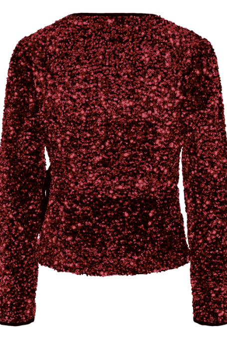 Elle Wrap Top Show - Port Royale - Singlet, Topper & T-skjorter - Helt Dilla AS