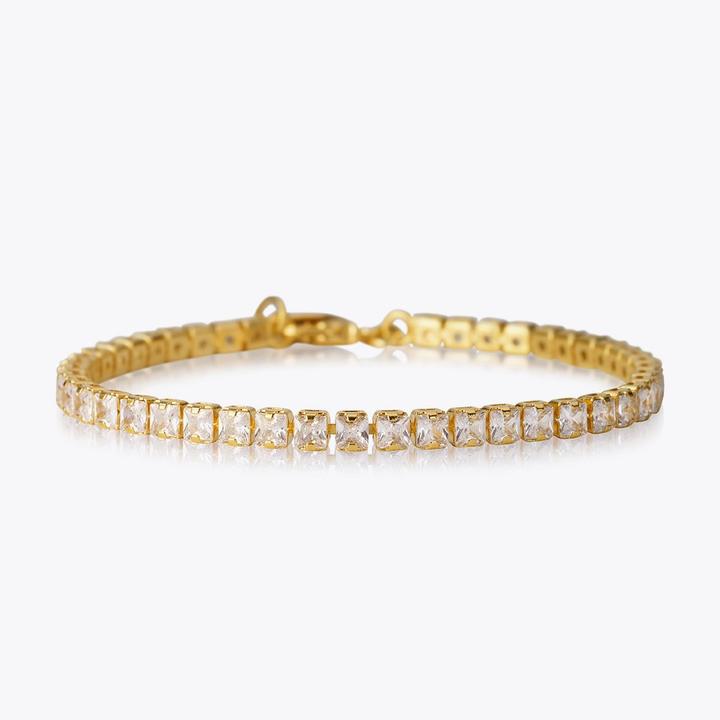 Zara bracelet gold - crystal - Tilbehør - Helt Dilla AS