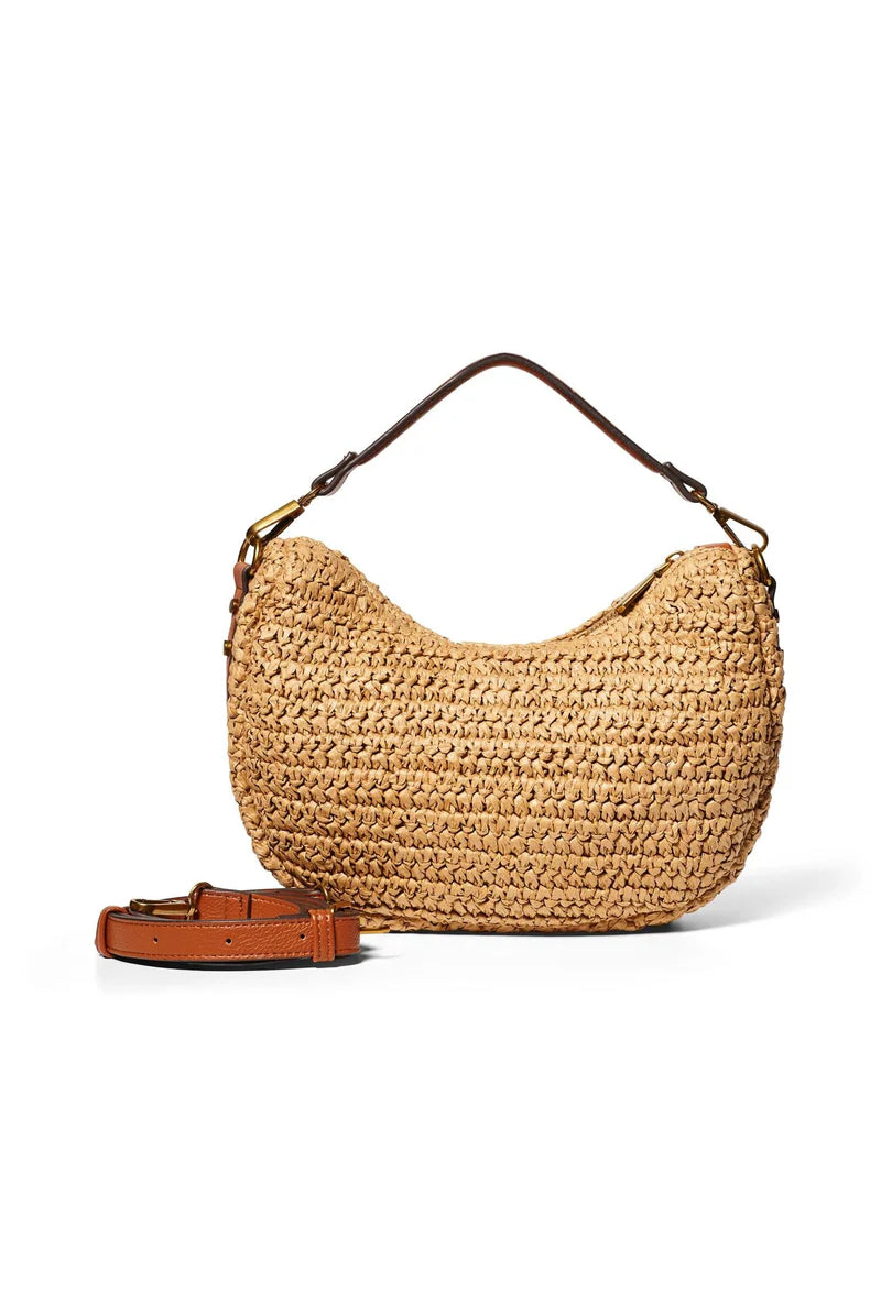 Raffia Shoulder bag - Brown - Tilbehør - Helt Dilla AS