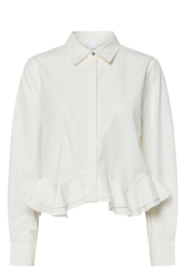 Anera Short Shirt - Star White - Skjorter - Helt Dilla AS