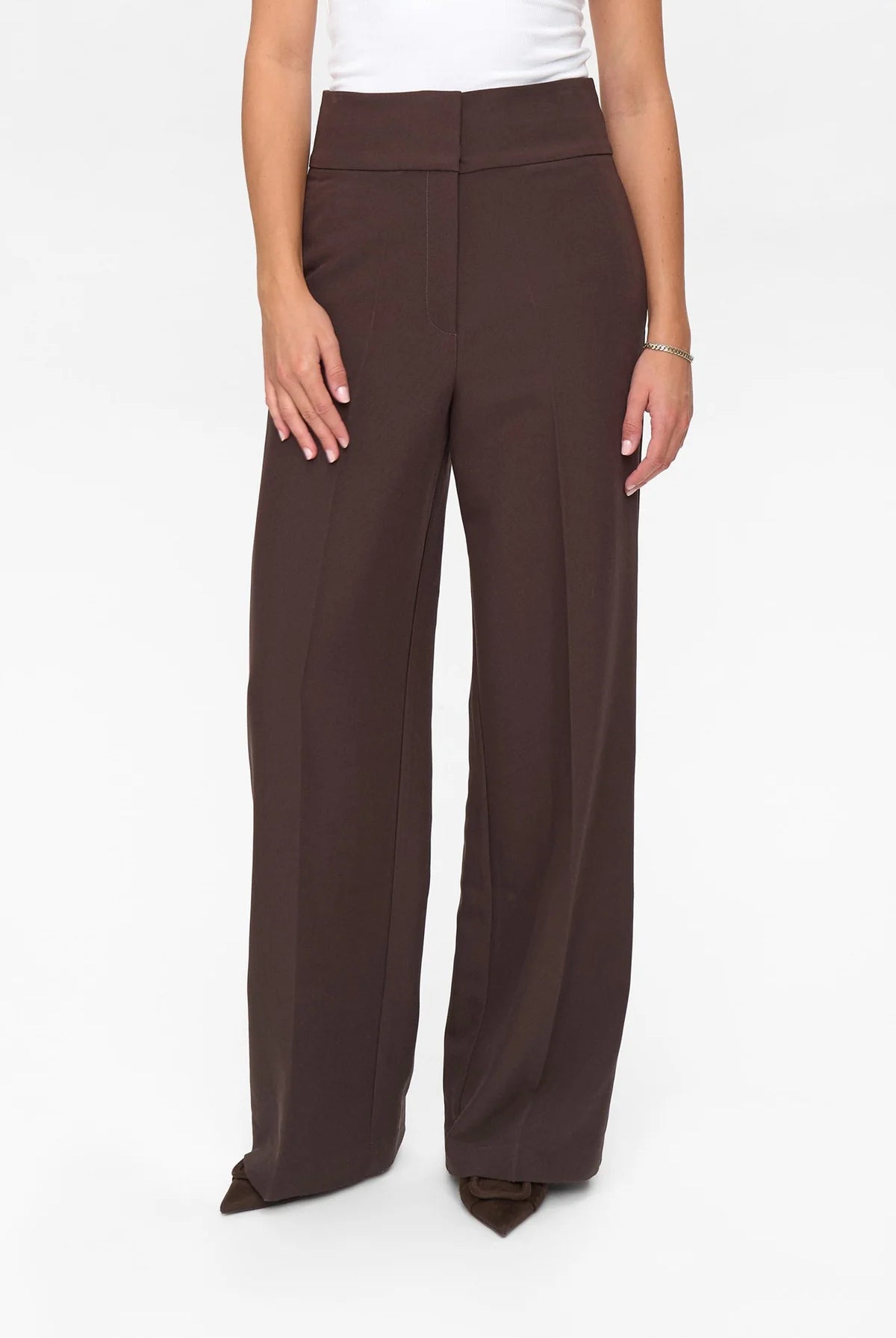 Bussy Pant- Coffee Brown - Bukser - Helt Dilla AS