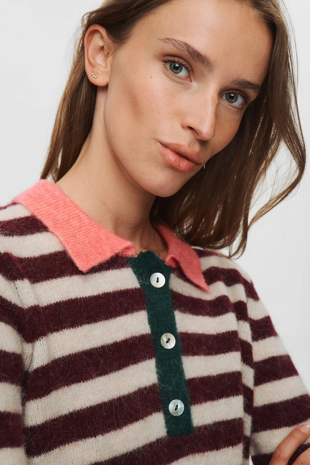 NUCIARA RIETTE STRIPE PULLOVER - Winetasting - Genser - Helt Dilla AS