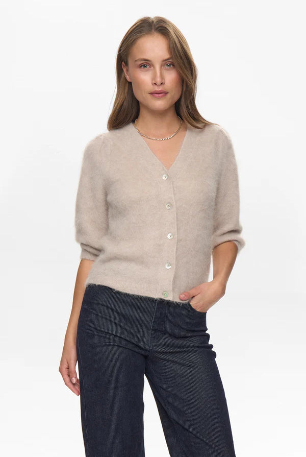 Suri Brushed SS Cardigan - Chateau Grey - Cardigans - Helt Dilla AS
