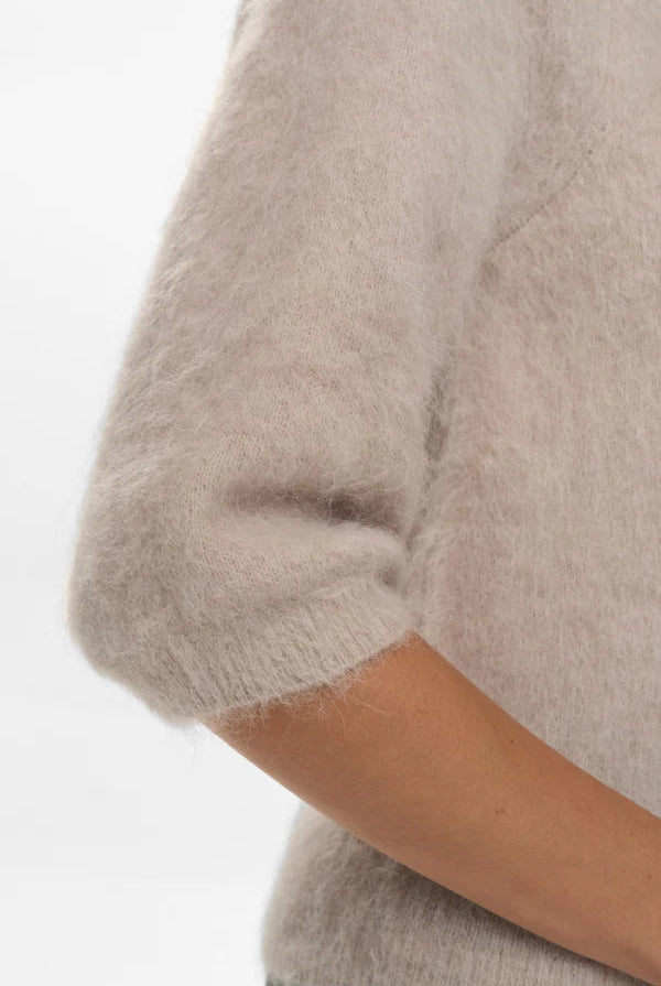 Suri Brushed SS Cardigan - Chateau Grey - Cardigans - Helt Dilla AS