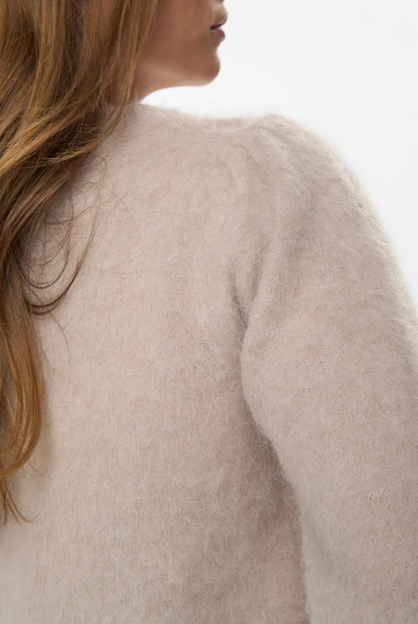 Suri Brushed SS Cardigan - Chateau Grey - Cardigans - Helt Dilla AS