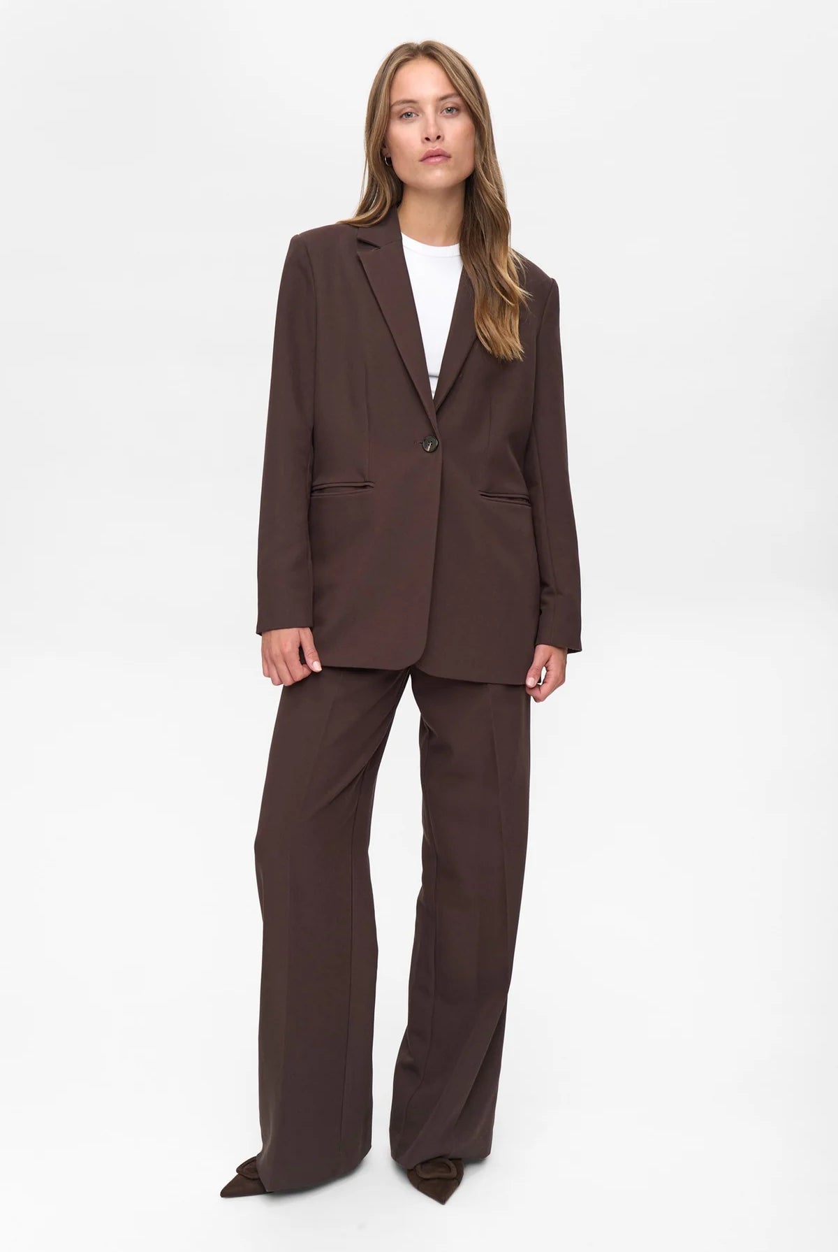 Bussy Pant- Coffee Brown - Bukser - Helt Dilla AS