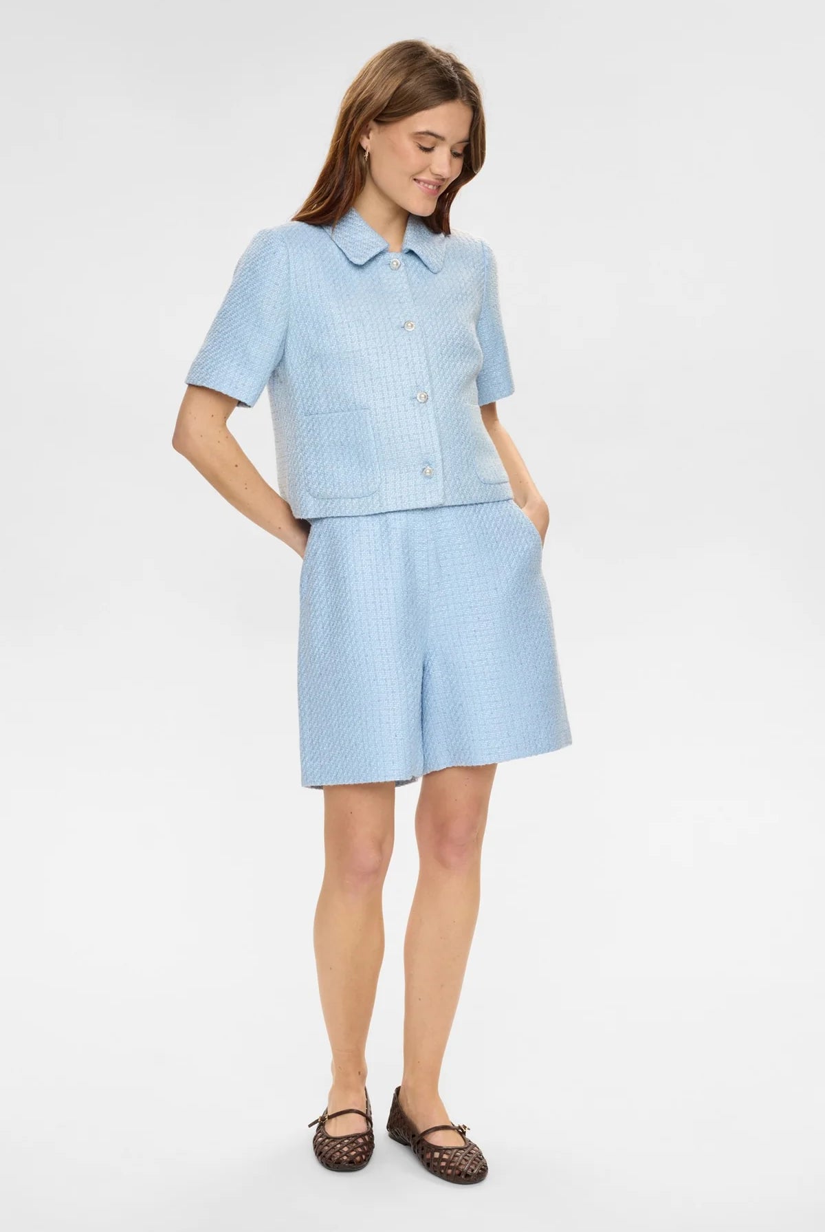 NuShana Shorts - Airy Blue - Shorts - Helt Dilla AS