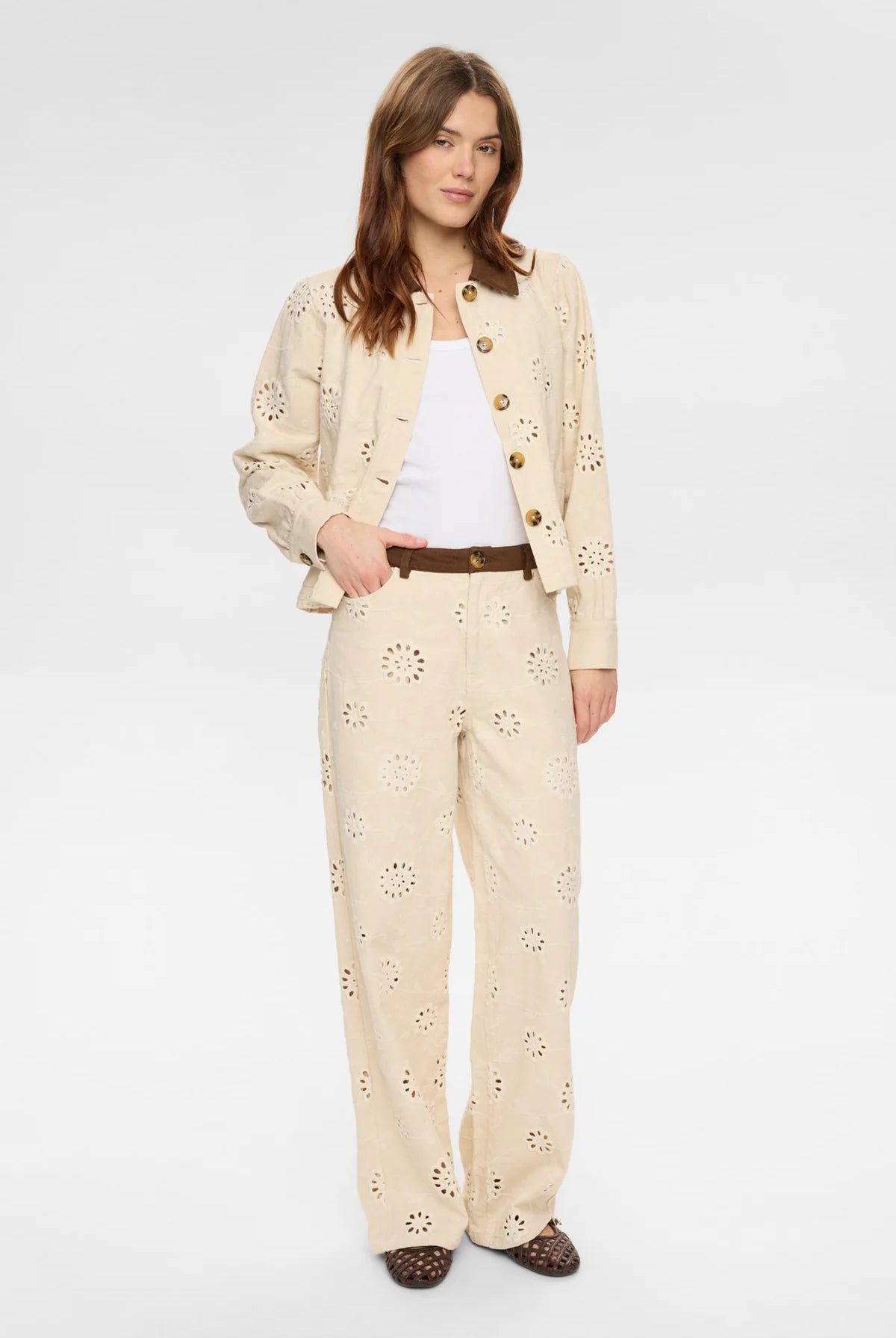 NuEnora Pants - Irish Cream - Bukser - Helt Dilla AS