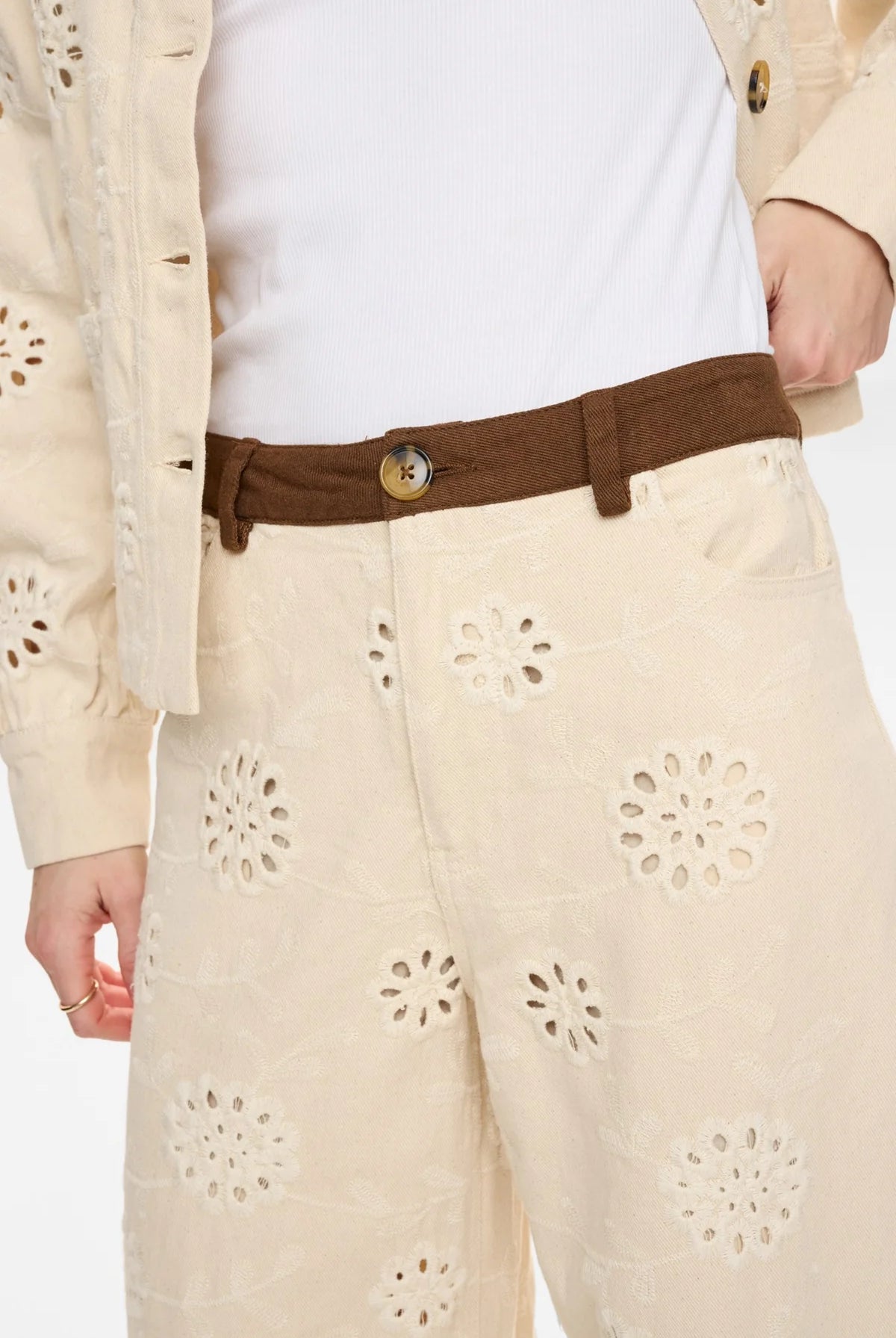 NuEnora Pants - Irish Cream - Bukser - Helt Dilla AS