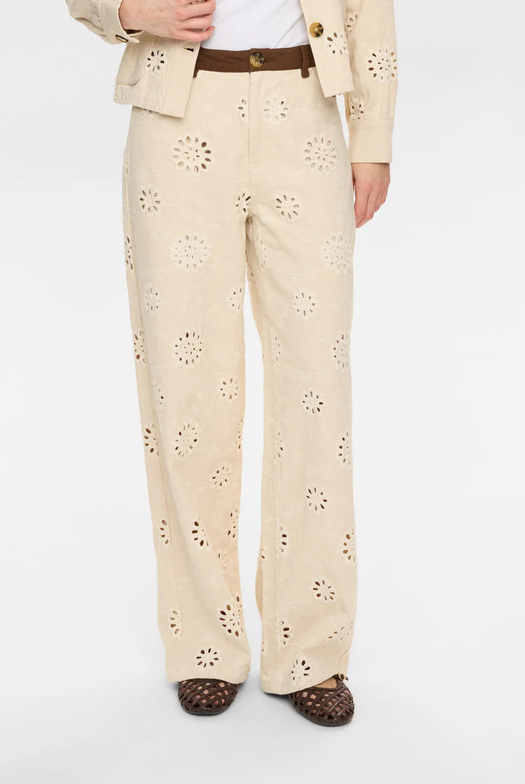 NuEnora Pants - Irish Cream - Bukser - Helt Dilla AS