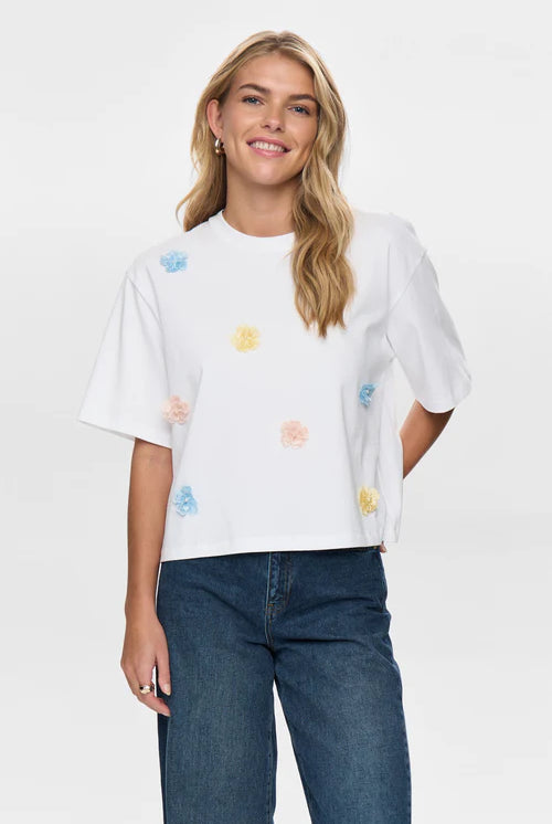 NuFleura Long T-Shirt - Skyway - T-skjorter - Helt Dilla AS
