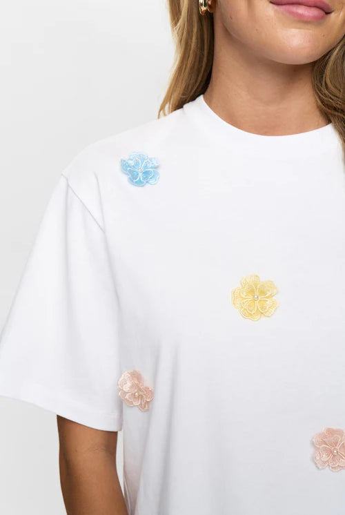 NuFleura Long T-Shirt - Skyway - T-skjorter - Helt Dilla AS