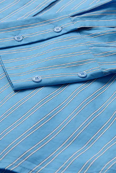 Melissa shirt - bonnie blue - Skjorter - Helt Dilla AS