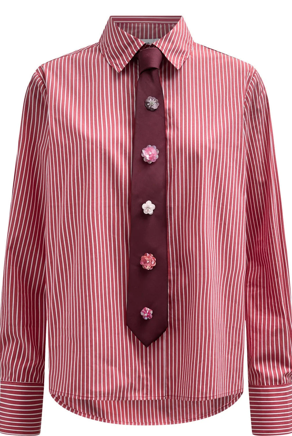 NuPaloma Tie Shirt - Goji Berry - Skjorter - Helt Dilla AS