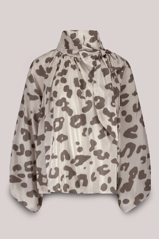 Bowie top with print - mønstret - Bluser - Helt Dilla AS