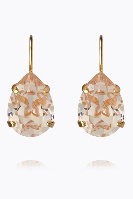 Mini Drop Clasp Earrings - silk - Tilbehør - Helt Dilla AS