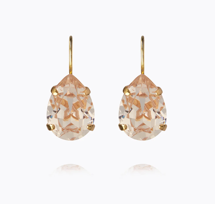 Mini Drop Clasp Earrings - silk