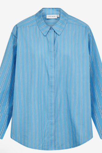 Melissa shirt - bonnie blue - Skjorter - Helt Dilla AS