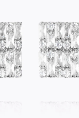 Evelyne Earrings / Crystal - silver - Tilbehør - Helt Dilla AS