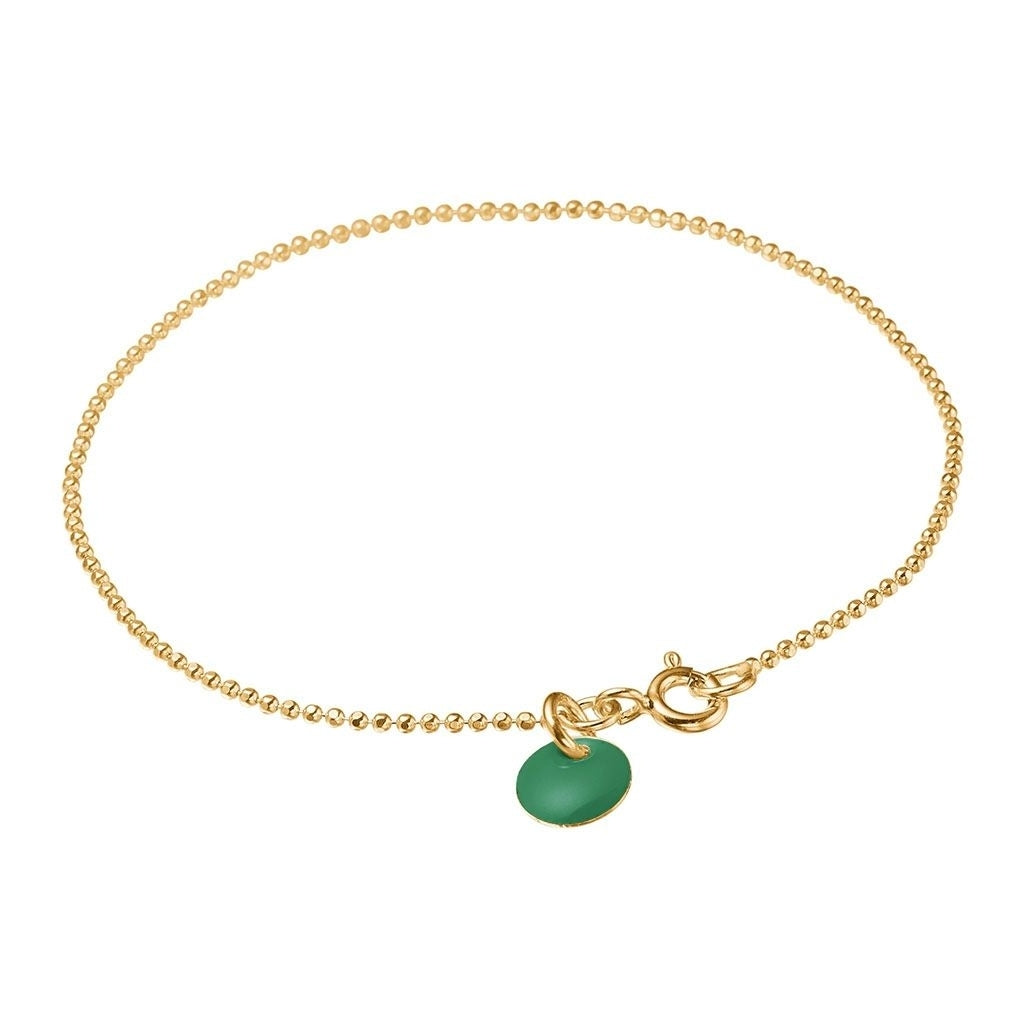 Bracelet Ball Chain - Petrol green - Tilbehør - Helt Dilla AS