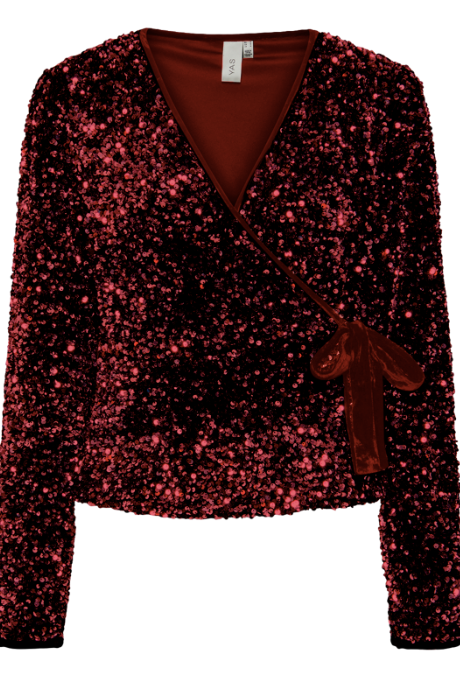 Elle Wrap Top Show - Port Royale - Singlet, Topper & T-skjorter - Helt Dilla AS