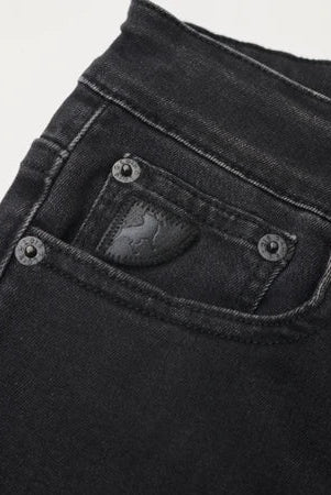 Raval 16 Black Aged Edge - Gisele Blackness - Jeans - Helt Dilla AS